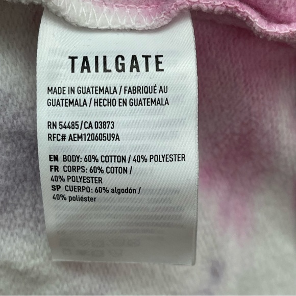 Women's American Eagle Tailgate Rolling Stones Tie Dye Sweatshirt, M - Picture 4 of 10